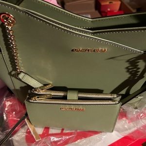MK purse and matching wallet set
